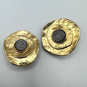 Vintage Napoleon Modern Clip on Earrings